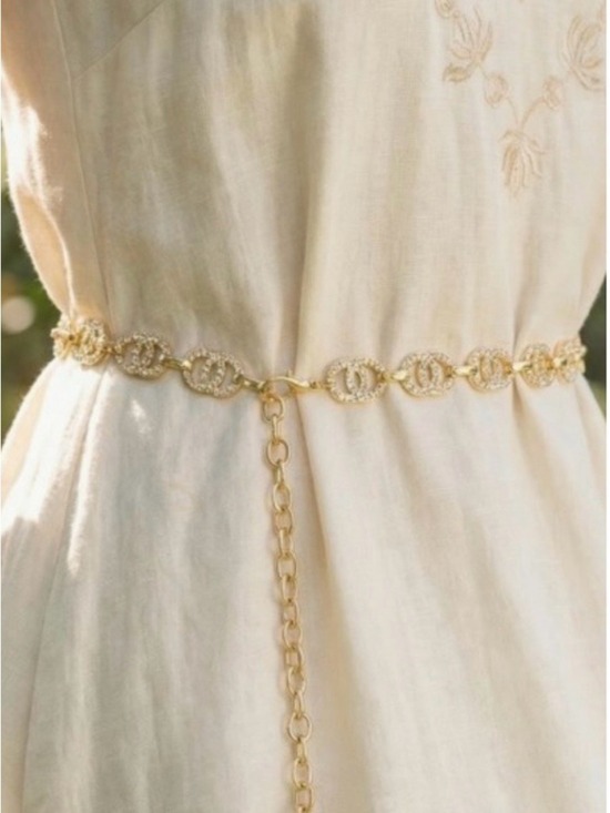 Accessories - Double Circle Link Chain Belt New